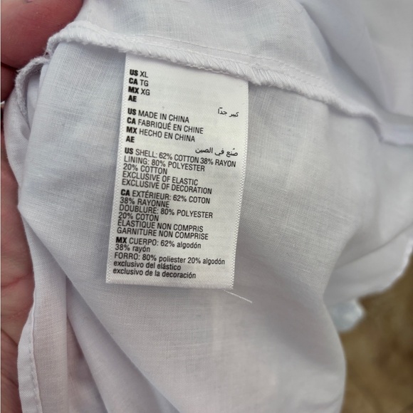 And Now This Elegant Light Blue and White Maxi Dress w Lace Women’s XL Bohemian - Picture 7 of 7